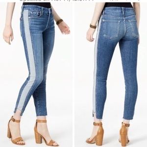 7 For All Mankind side stripe step hem jeans in sz 30